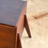 Night table side cabinet teak louis van teeffelen 1960s