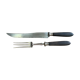 Ebony knife and fork for leg of lamb Samaritaine brand