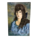 Portrait of a Woman on Canvas, Early 20th Century, Signed