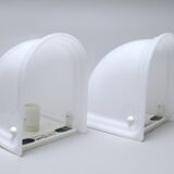 Paire d'Appliques Ventaglia par Rodolfo Bonetto pour Guzzini 1983