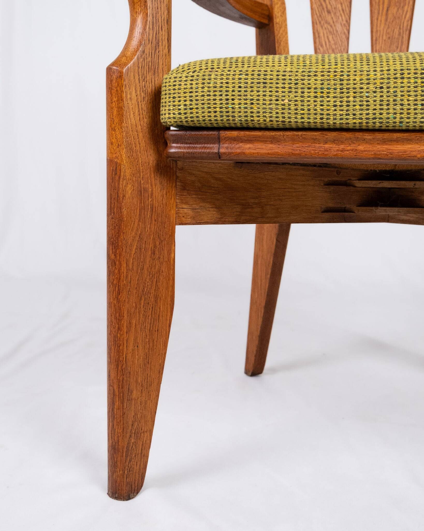 Set of 4 Guillerme and Chambron chairs, Your House, France, 1950s