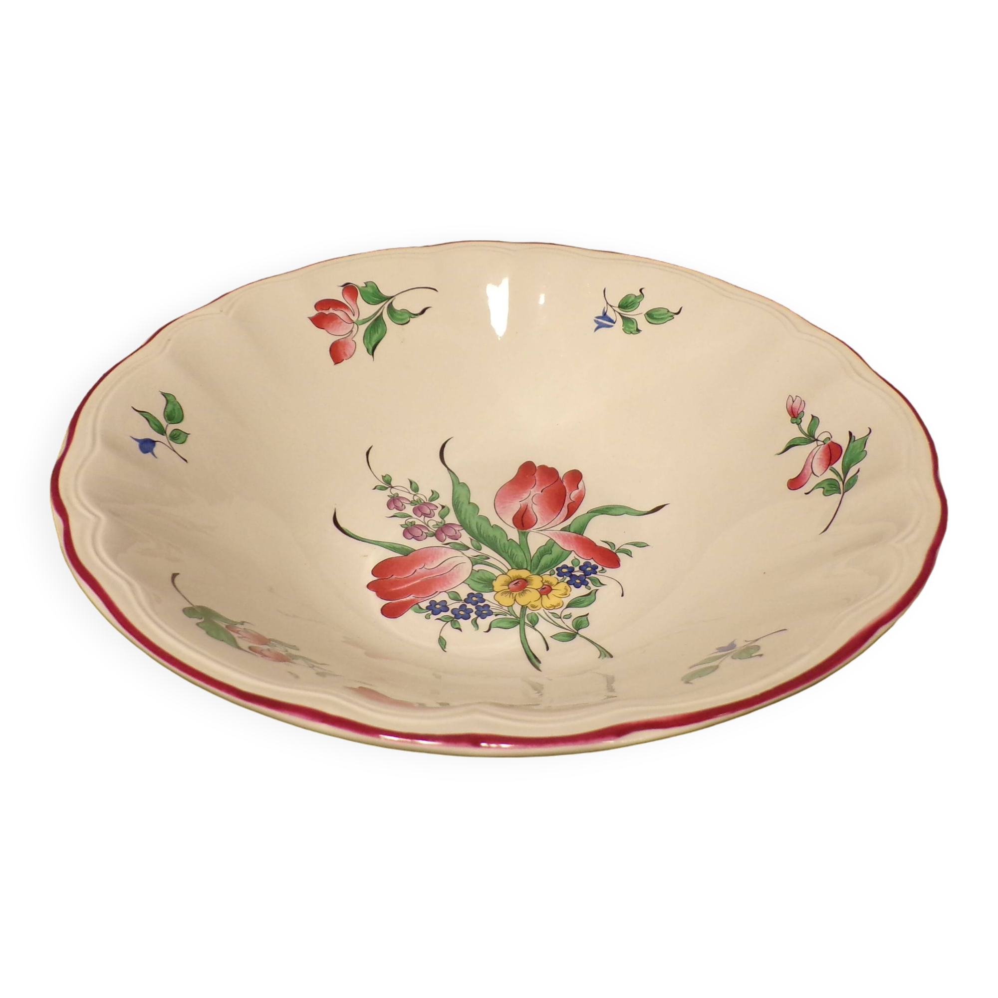 Lunéville Kg salad bowl with street lamp decor Ø26cm