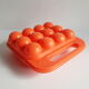 Boite à oeufs orange années 70