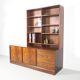 HP Hansen rosewood sideboard with bookcase, 1960's