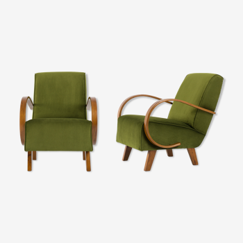 A set of 2 armchairs by J. Halabala, 1930