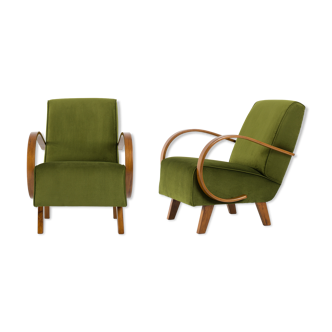 A set of 2 armchairs by J. Halabala, 1930