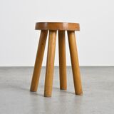 Tabouret par Charlotte Perriand pour les Arcs 1600, vers 1965