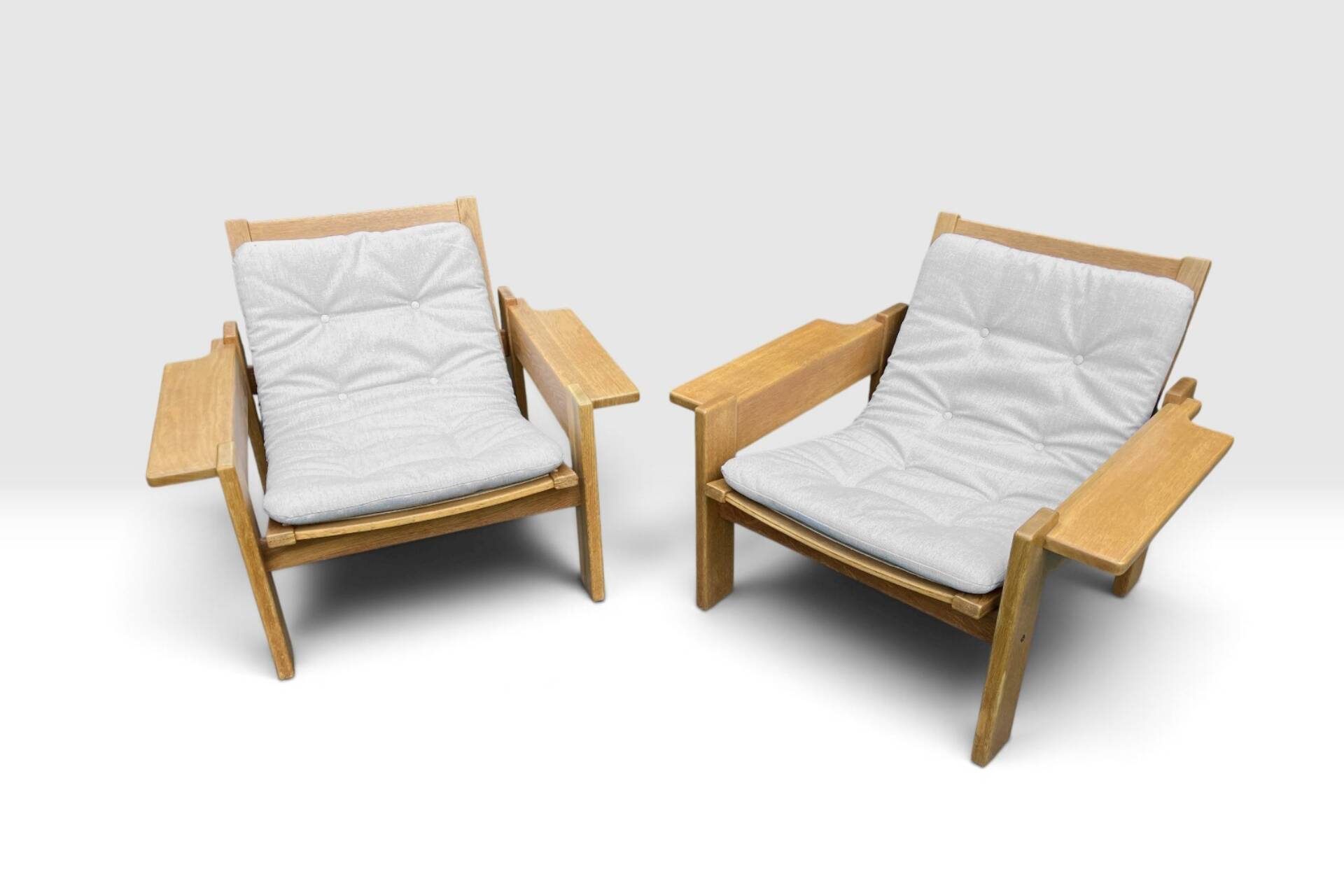 2 x Swedese "Kontra" armchairs Yngve Ekström vintage Sweden