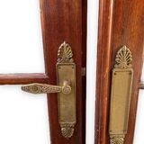 Pair of doors with panes