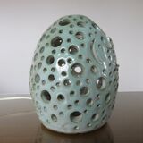 Pale blue open lamp 60 70 years