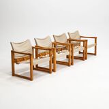 Ensemble de quatre fauteuils Karin Mobring modèle Diana par Ikea en Suède, années 1970