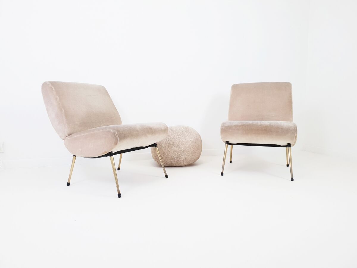 Pair of armchairs Pelfran 1960
