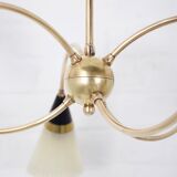 Brass chandelier sputnik