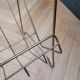 Vintage brass wire side table-magazine rack