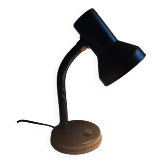 Lampe à poser noire 1980