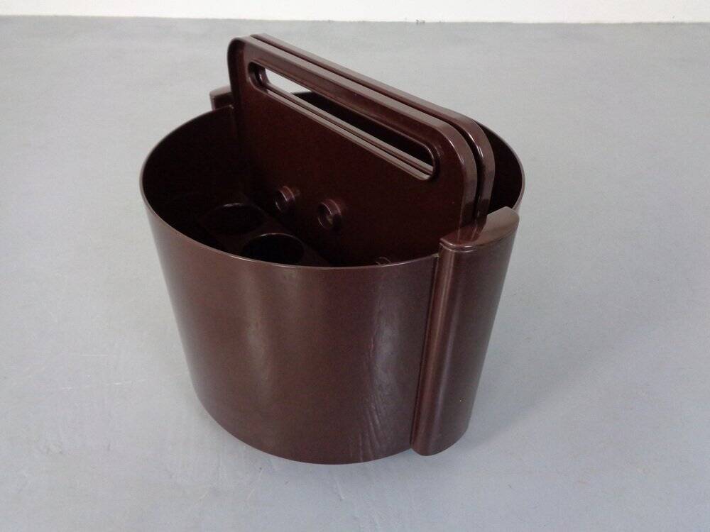 Rollable Bar Cart by Livia Castelli for Kastilia, Spain, 1970s