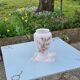 Grand vase en porcelaine blanche
