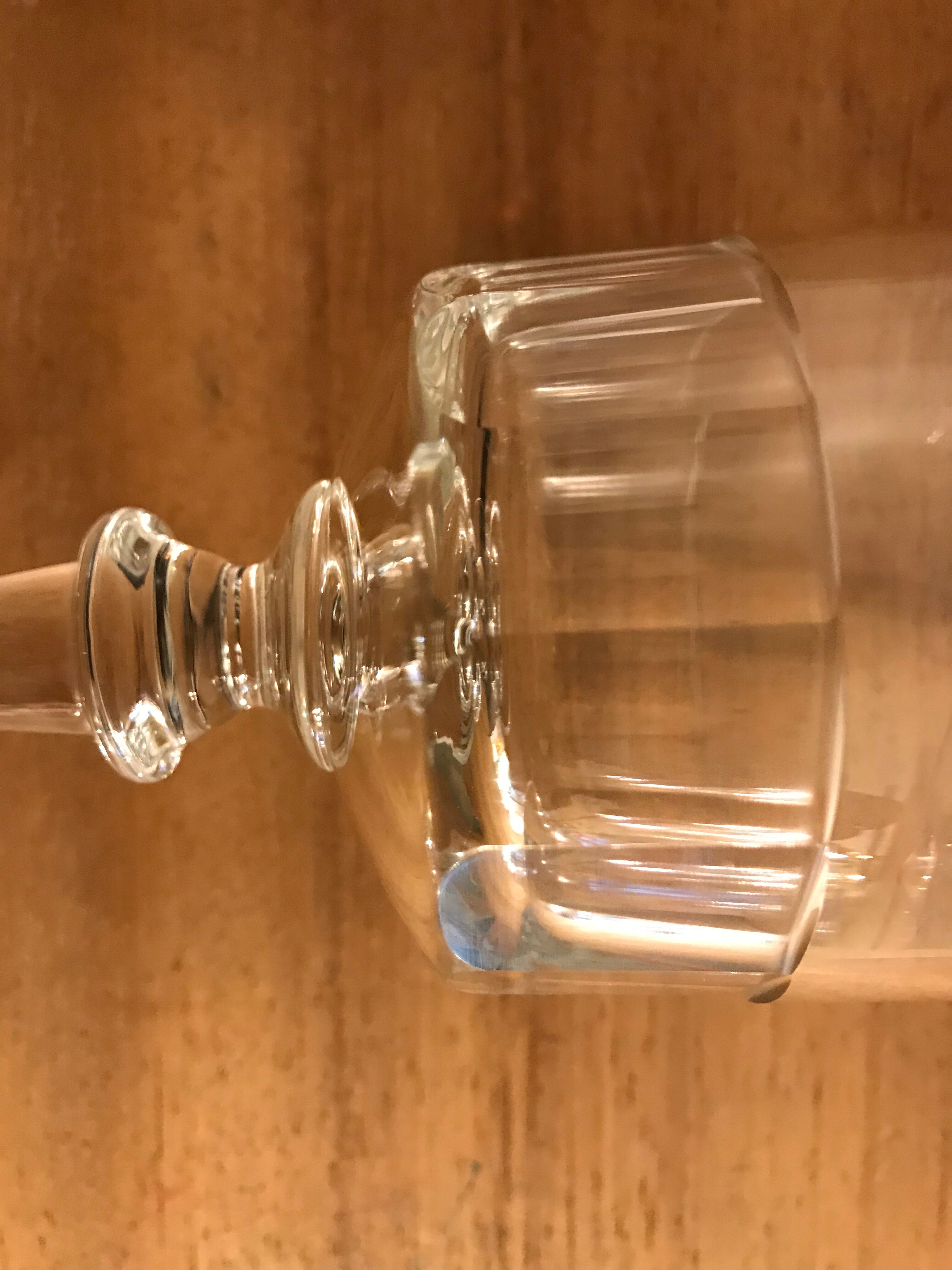 12 old and blown glass walking glasses