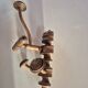 vintage wooden coat rack from the 1960s