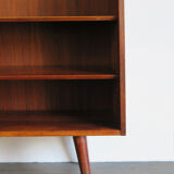 Poul Hundevad scandinavian rosewood bookcase, 1960s