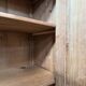 Large workshop wardrobe in pitch pine - Early 20th century