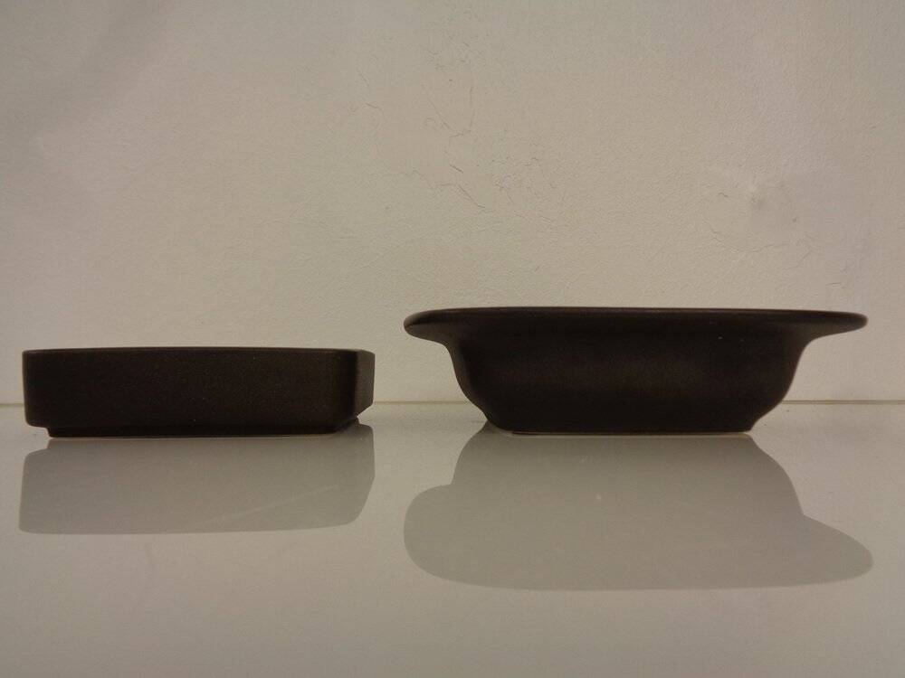 Danish studio ceramic bowls by Einar Johansen for Soholm Stentoj, 1960s, set of 2.