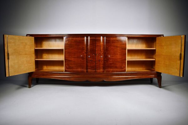Enfilade Art Déco vintage par Jules Leleu, France 1940