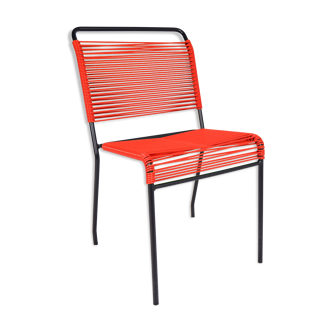 Chaise doline empilable rouge marque boqa