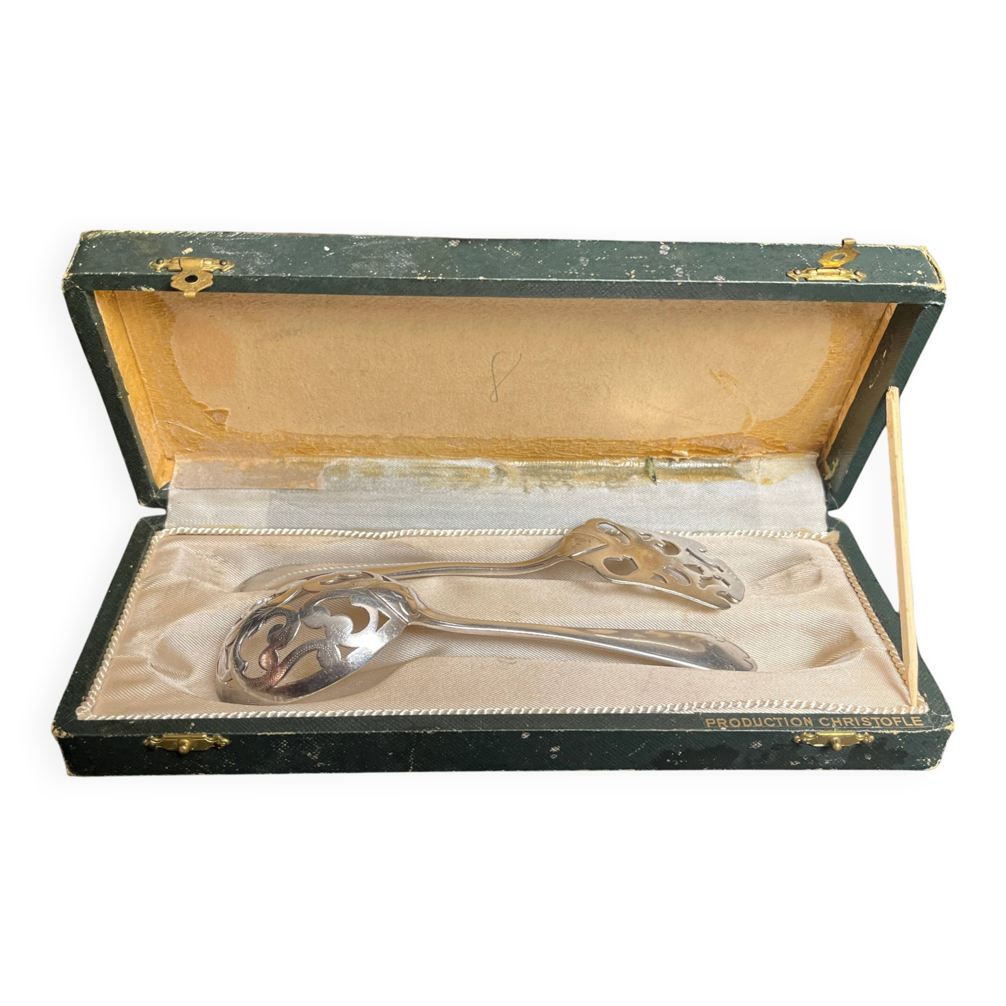 Tableware cutlery confectionery silver-plated metal Ercuis early 20th century