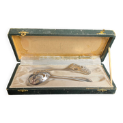 Arts de la table couverts confiserie métal argenté Ercuis début XXème