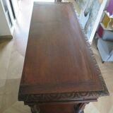 Ancien-Desserte-Console-Meuble de présentation-Henry II-fin xixème