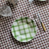 La Redoute x Selency set of 4 green semi-deep plates