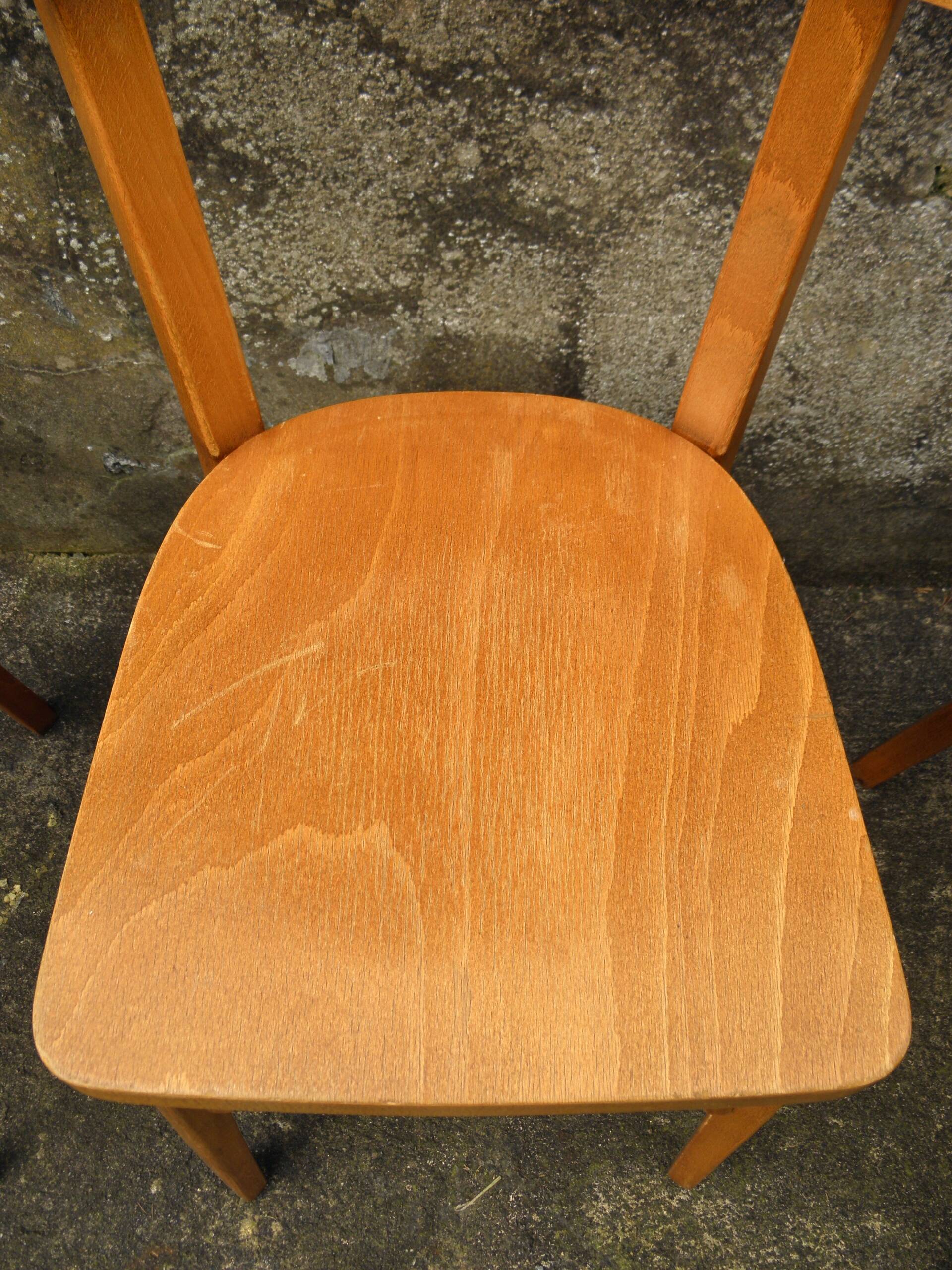 Set of 6 Baumann bistro chairs n° 18