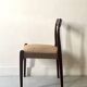 Scandinavian chair in teak & velvet by Niels Otto Moller, Denmark 1950