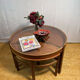 Mid century retro vintage teak trinity coffee table by nathan 1960.