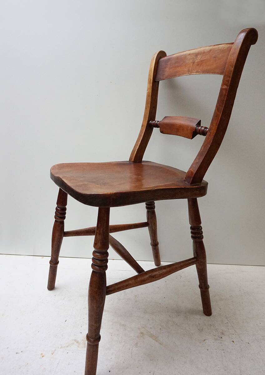 Antique Oxford Windsor chairs, 1850s set of 5