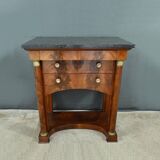 Petite Commode Chiffonnière en Acajou Flammé, style Empire – 1ère partie XX