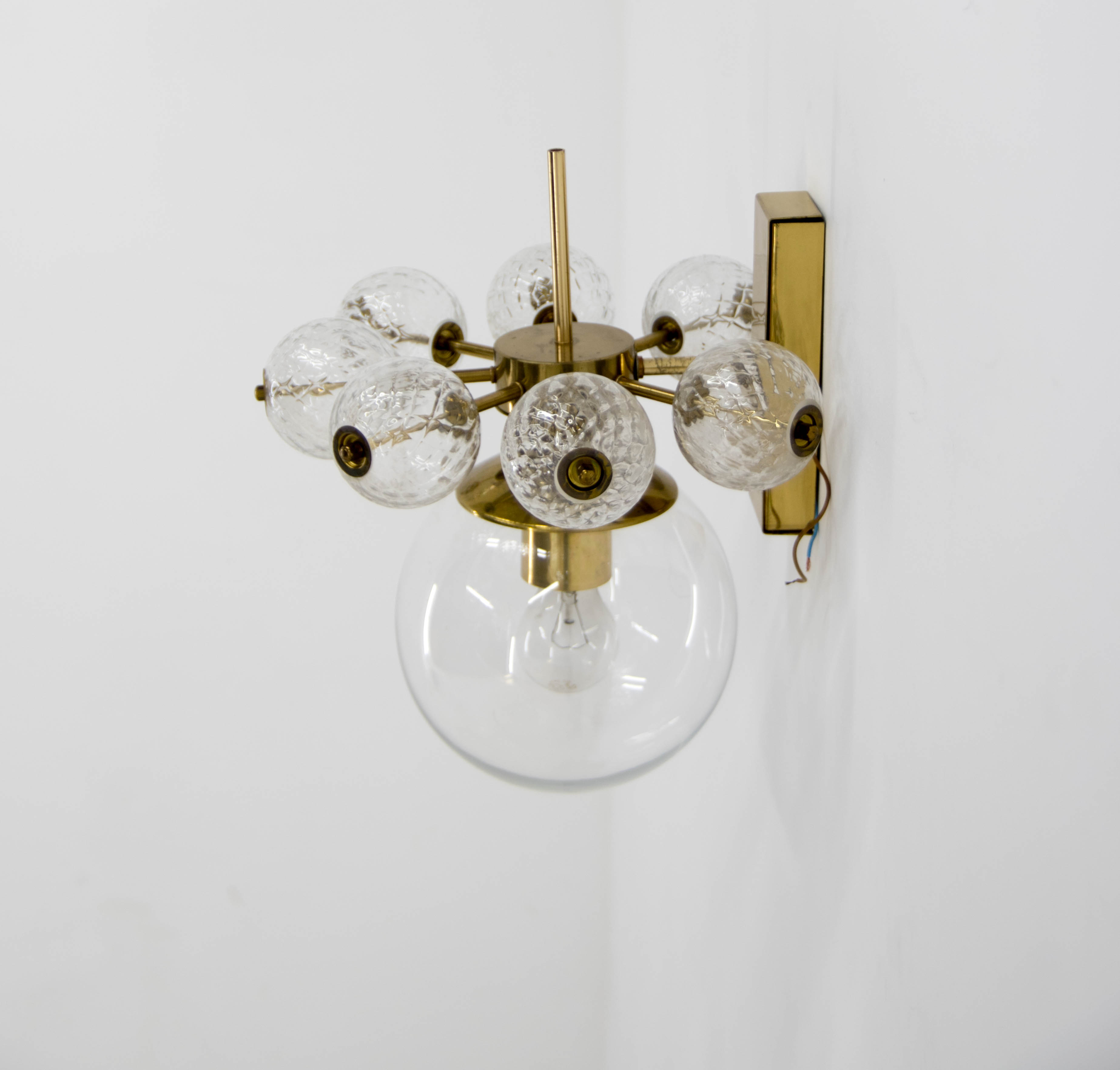 Wall Light by Jaroslav Bejvl for Kamenicky Senov, 1980s, 7+ Items Avaliable