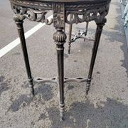 Pair of pedestal tables
