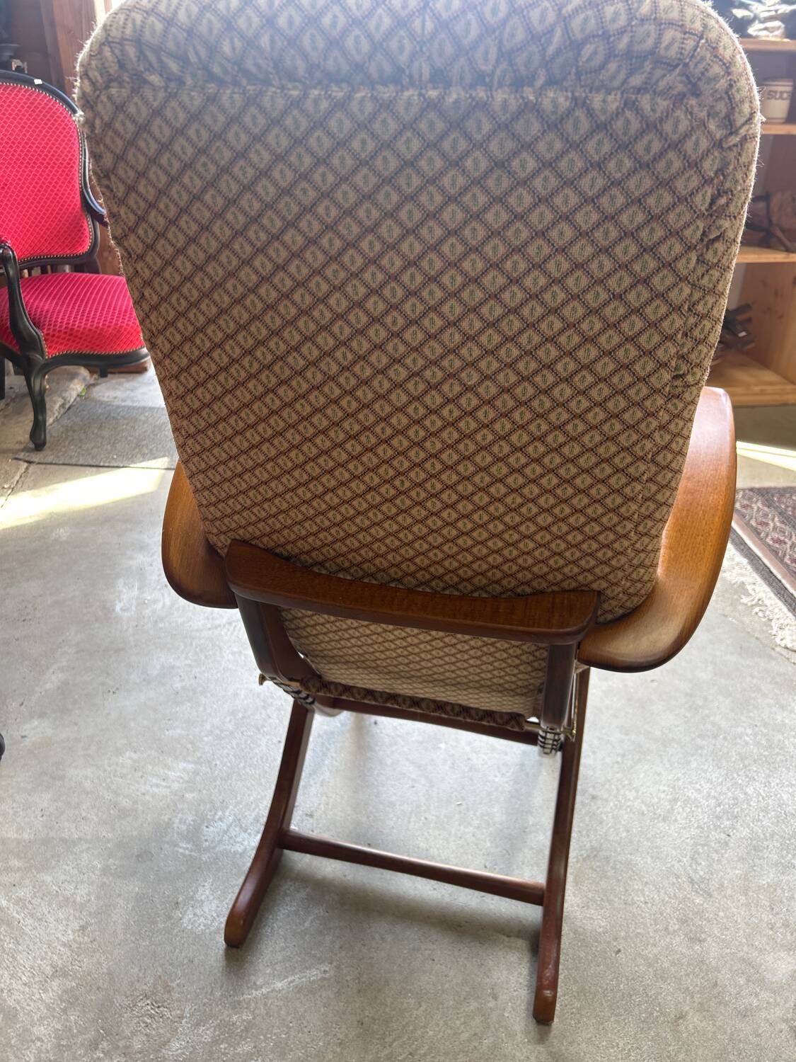 Fauteuil de relaxation vintage 4 positions
