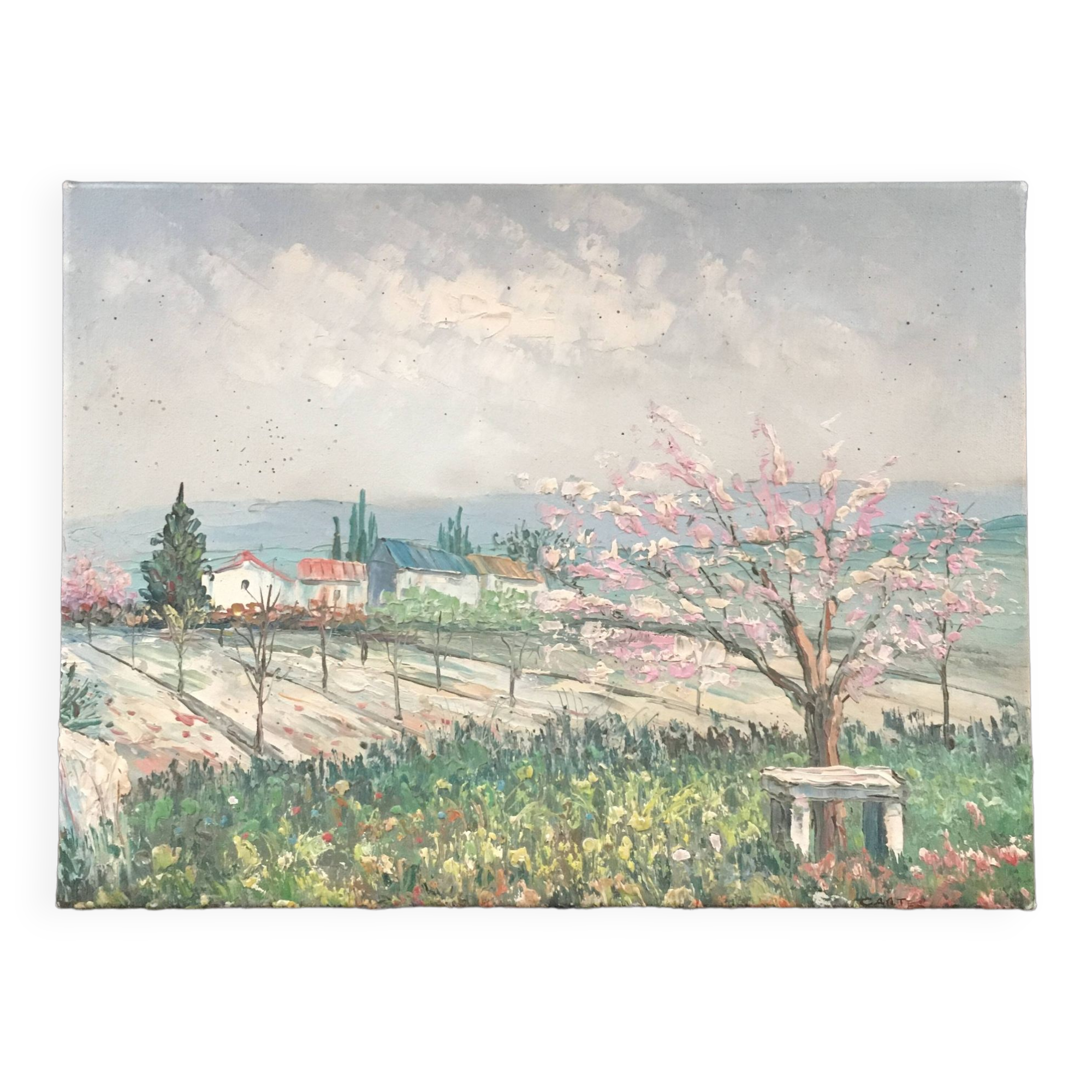 Cherry blossom painting