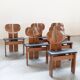 Set of 12 Afra & Tobia Scarpa chairs mod. Africa - Gruppo Unico, 80/90