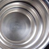 Silver metal ice bucket circa 1950