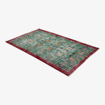 Anatolian handmade vintage rug 258 cm x 158 cm