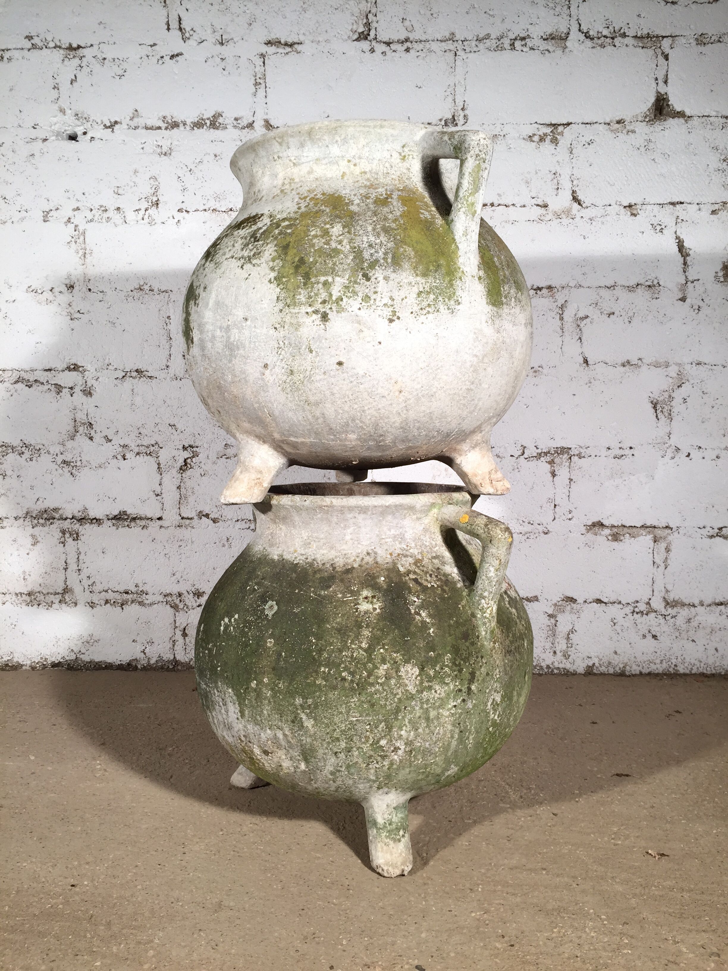 Fiber cement planters from the 60s