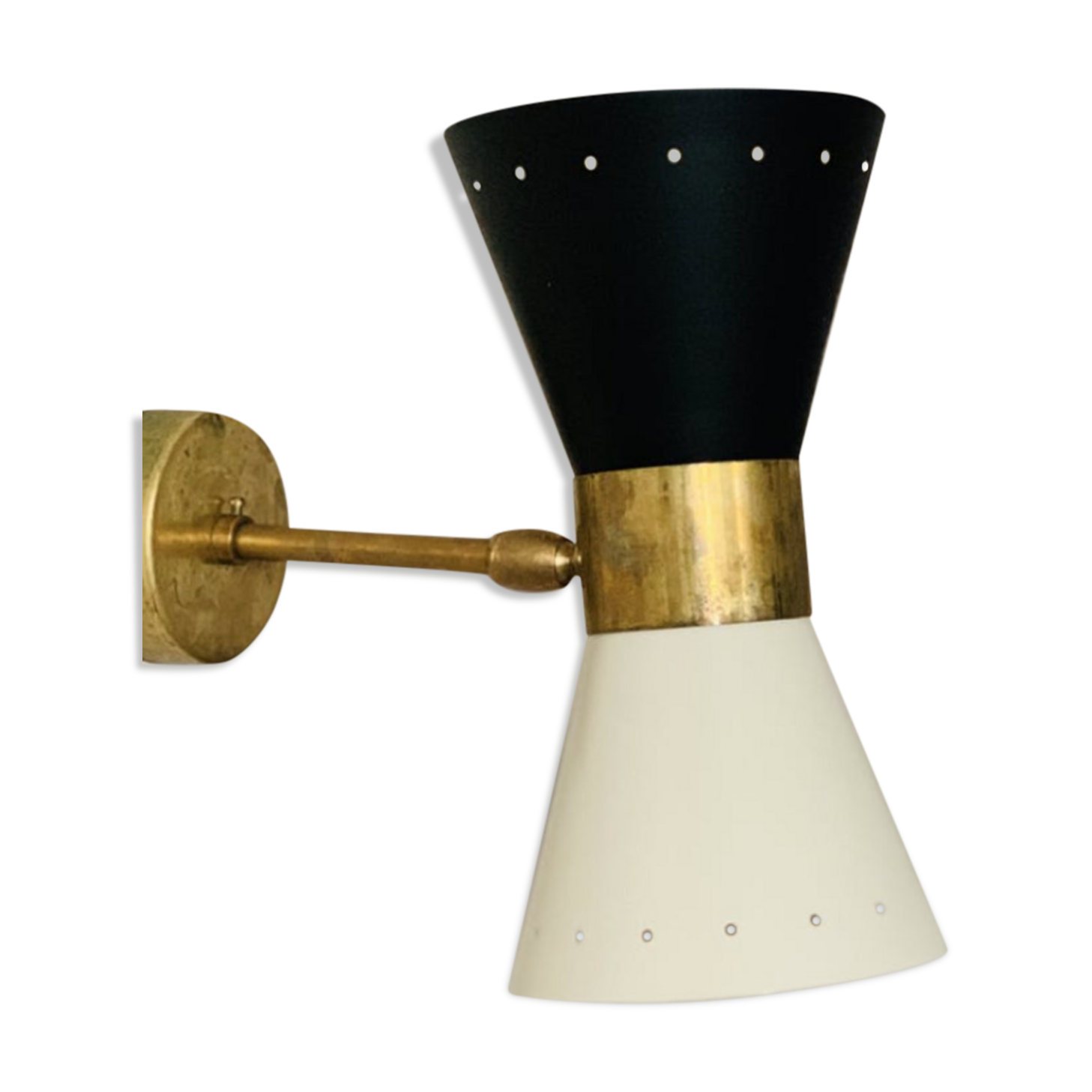 Applique diabolo noir & blanc