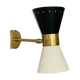 Applique diabolo noir & blanc
