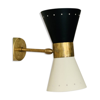 Diabolo wall lamp black & white