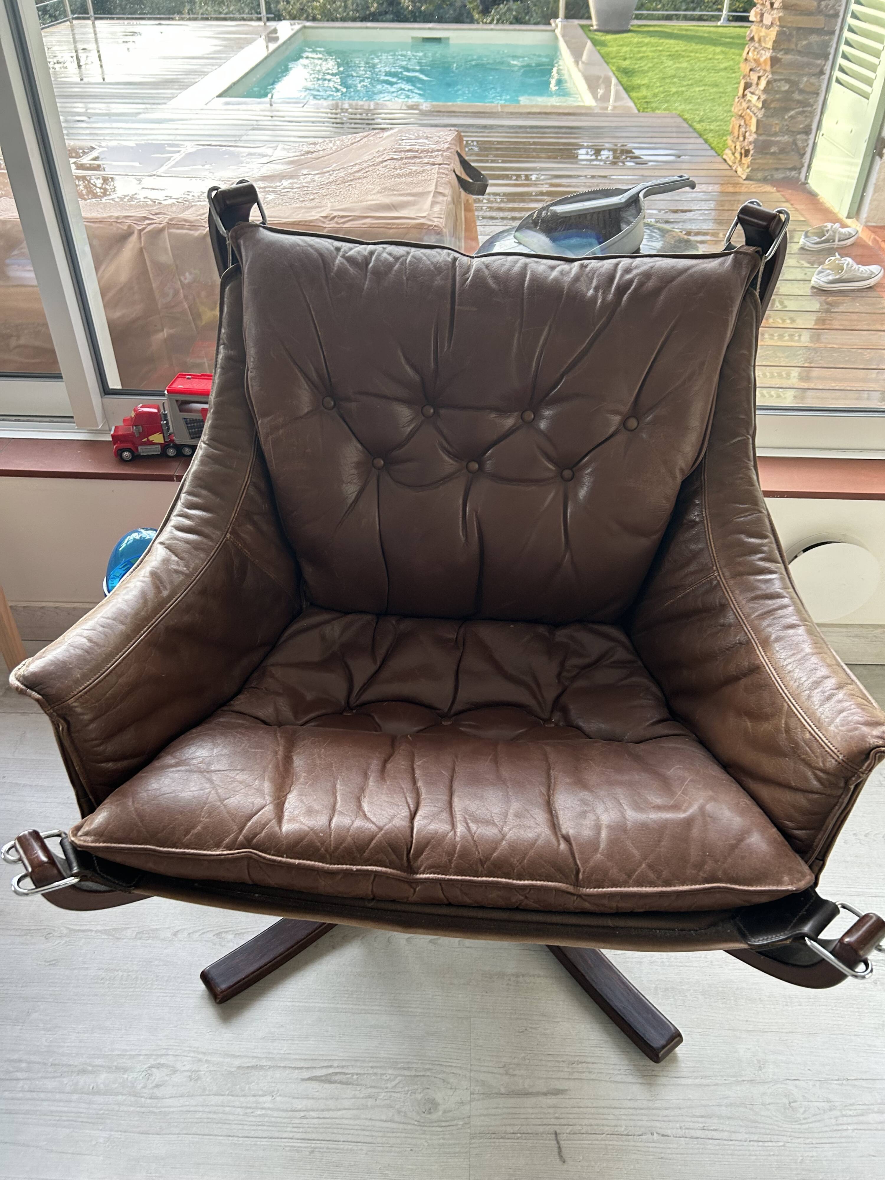 Falcon Easy Chair vintage by Sigurd Ressell Venene Mobler