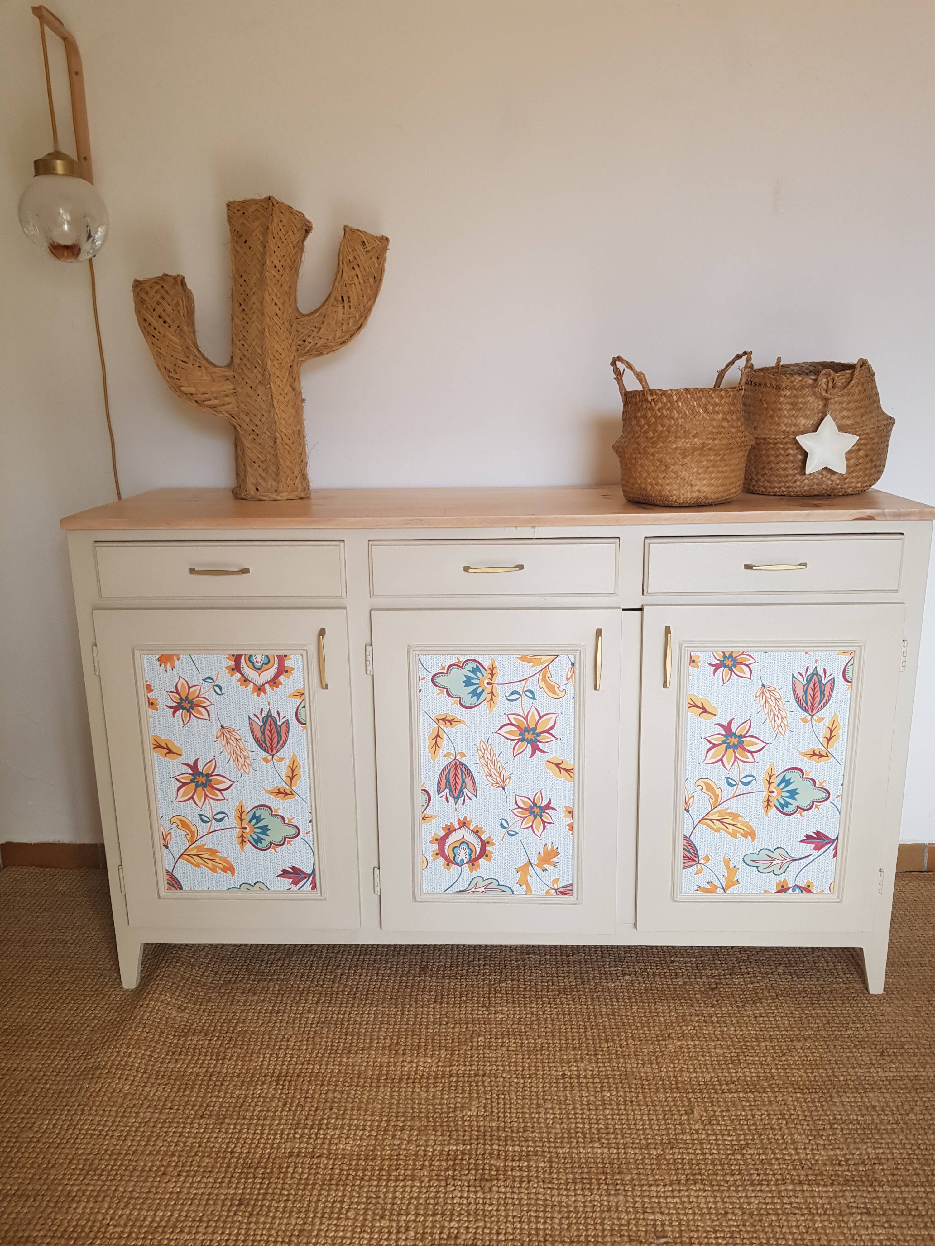 Restyled enfilade buffet